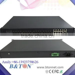 1U 19inch 8 GE Uplink 8 Pon Port FTTH Fiber Optical GPON EPON ONU OLT thumbnail-1