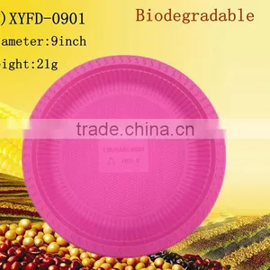 9 Inch Cornstarch Disposable Dinner Plates&dishes thumbnail-2
