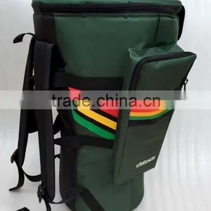 Djembe Bags Pro Dark Green With African Rasta Stripe thumbnail-3