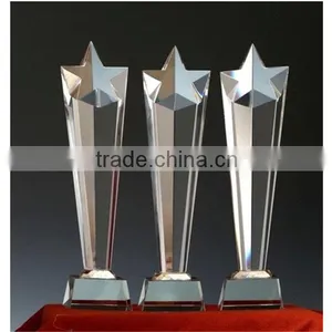 Crystal Trophies Handmade Souvenir k9 Cheap Crystal Trophy thumbnail-1