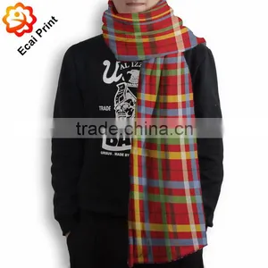 HOT SELL Custom Made Sublimation Digital Printed Blanket Scarf thumbnail-1