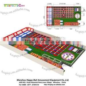 Customized Size Large Cheap Indoor Trampoline For Sale thumbnail-2