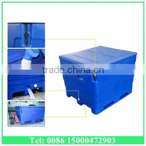 High Quality Plastic PE Fish Container, Fish Plastic Container Made of LLDPE thumbnail-1