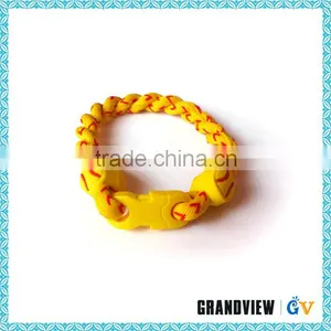Top Quality Custom Best Sale Yellow Rope Bracelet thumbnail-1