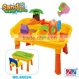 Chenghai Toy Factory Beach Toys Sand and Water Table With Board And Chair thumbnail-1