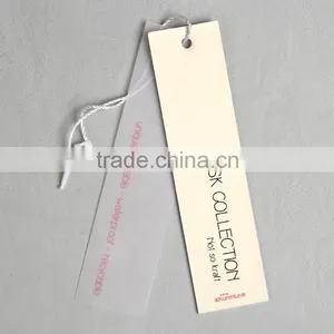 Eco-Friendly Feature Black Gold Stamping Swing Tag for Wholesale Cheap Down Jacket thumbnail-2