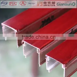 American Cherry Purplish Red Seal Coated Aluminium Windowdoor and Sections/ Aluminium Extrusion Profiles for the Window and Door thumbnail-1