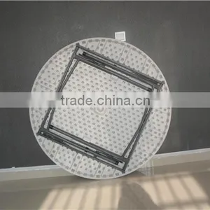 4ft Popular Outodoor Furniture Folding Round Plastic Table for Events Use at Factory Price thumbnail-5