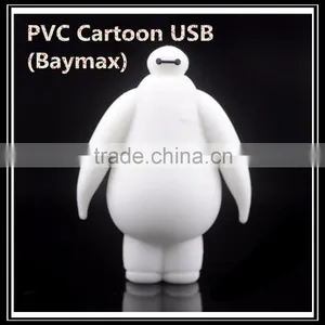 PVC Cartoon Figure USB Flash Drive USB2.0 1MB-256GB for Baymax Fans Quality Choice thumbnail-2