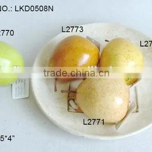 Real Color Artificial Foam Pear Fruits in Assorted Size and Shapes for Display Decoration thumbnail-2