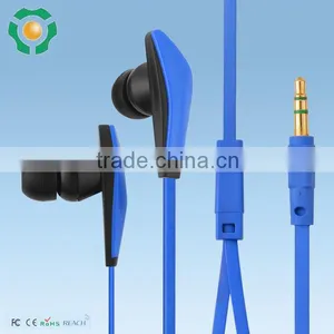 Flat Cable in Ear Earphones Promotion Stereo Earphone Custom Logo in Bulk thumbnail-2
