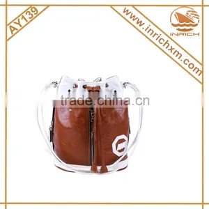 Korean Fashion Candy Color Drawstring Backpack Bucket Bag thumbnail-4