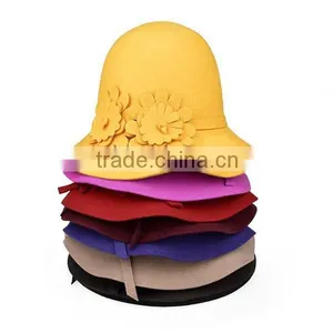 European Style Wool Felt Sauna Hat For Ladies thumbnail-3