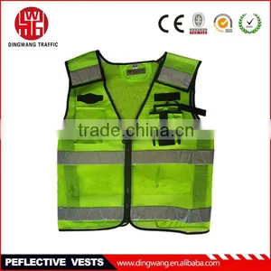 New Style Green and Black Reflective Vest thumbnail-1