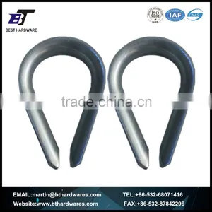 US TYPE CARBON STEEL WIRE ROPE THIMBLE thumbnail-1
