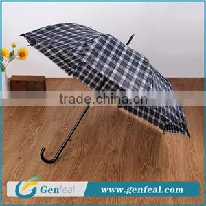 23 Inch Fashion Business Checked Men Travel Umbrellas China Supplier thumbnail-1