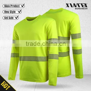 2016 NORTHCAPE EN ISO 20471 Fluorescent High Visibility Reflective Long Sleeve T Shirt thumbnail-4