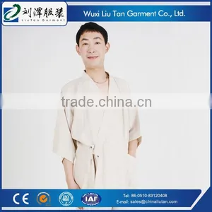 Mens French Linen Japanese Kimono Sleepwear thumbnail-1