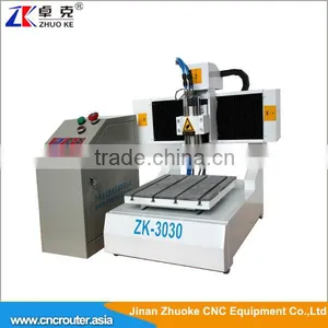 Small Desktop PCB CNC Router Milling And Drilling Machine ZK-3030 Of Competitive Price thumbnail-1