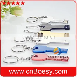 Attractive Key Shape Light Metal Usb Stick 64GB Memory Usb Drive thumbnail-3
