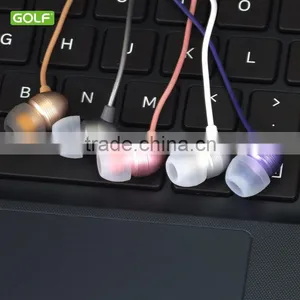 Handsfree Stereo Mobile Phone Earphone In Ear Corded Metal Earphone Made In China thumbnail-1