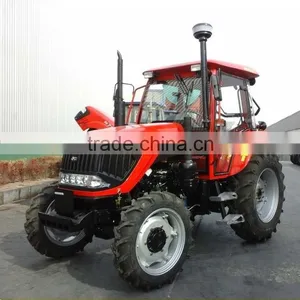 Africa Hot Selling DQ804B 80HP 4WD Wheel Farm Tractor With Cabin thumbnail-1