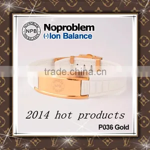 Noproblem P036G Girl Frendship Germanium Stainless Steel Silicone Charm Bracelet Fashion Jewelry thumbnail-1