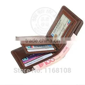 Mens Leather Wallet ID Credit Card Holder Bifold Purse Clutch Zipper Wallets thumbnail-6