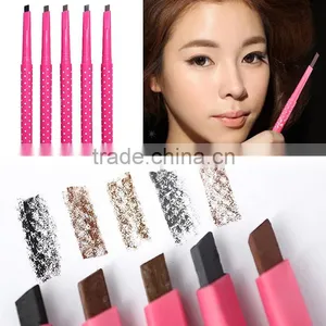 1 PCS HOT Women Ladies Waterproof Brown Eyebrow Pencil Eye Brow Liner Pen Powder Shaper Makeup Tool 5 Colors Hot Sale thumbnail-1