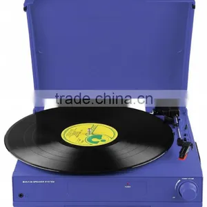 Rain Lane Gram-of-on With USB/SD Record and Play of Many Colors Hifi Sound Player Turntable thumbnail-3