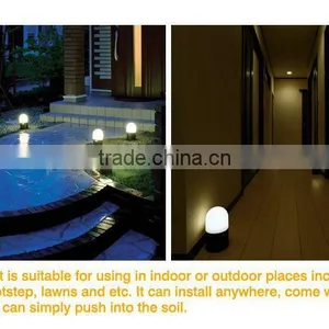 IP44 CE/RoHS 4 Battery Motion Sense LED Sensor Lawn Lamp, Garden LED Motion Sense Light thumbnail-6
