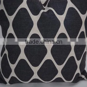 Linen/Cotton Square Decorative Sofa Bed Car Back Pillow Case Geometry Printed Pillows Cushion/cover thumbnail-2