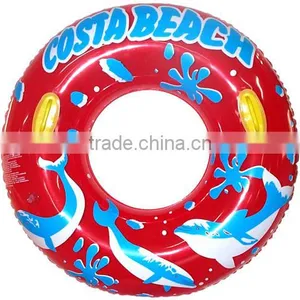 Printing Small Dolphin PVC Inflatable Swim Ring thumbnail-1