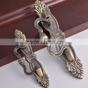 Supplier Wholes Antique Brass/Cooper Luxury Zamak Zinc Alloy Furniture Cabinet Handles,European Style Drawer Knobs thumbnail-2