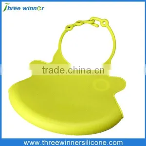 FDA Grade Washable Colorful Silicone Cute Factory Wholesale Baby Bib thumbnail-6