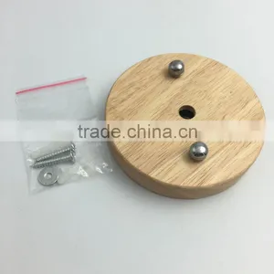 Wooden Ceiling Canopy Vintage Ceiling Rose Wall Lamp Base Lighting Accessories thumbnail-5