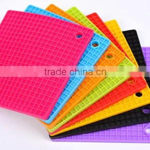 Colorful Non-Slip Heat Resistant Mat Coaster Cushion Silicone Pot Holder thumbnail-6