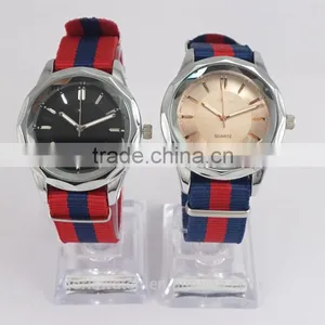 2015 Fashion Nylon Changeable Band Watch With Best Men Wrist Watch Low Price thumbnail-1