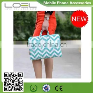 2016 Fashionable Waterproof Laptop Sleeve Case Nylon Lycra Fabric Laptop / Notebook Computer /Briefcase Bag thumbnail-3