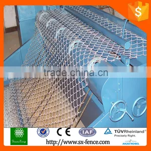 100% New Hdpe Plastic Net Chain Link Fence, Woven Galvanized Link Fence thumbnail-3