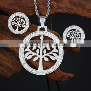 Stainless Steel Sweden Jewelry Set in Latest Design for Shop thumbnail-1