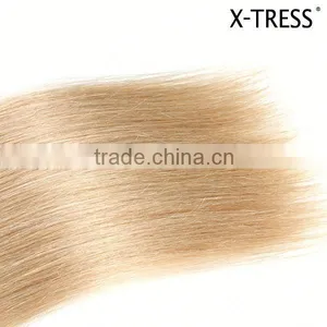20inch Platinum Blond 60color 100g European Hair Silk Straight Hot Selling From Chinese Factories Hair Weft Extension thumbnail-4