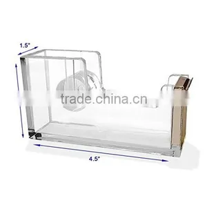 Acrylic & Gold Tape Dispenser by OfficeGoods - A Classic Design to Brighten Up Your Desk and Office thumbnail-5