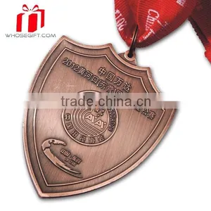 Newest Customized Souvenir Metals Medal With Ribbon thumbnail-1