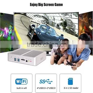 Partaker B3 Business 2 Ethernet Mini PC Fanless Linux Embedded Computer With Intel Core I5 4258u 5200u 5250u Processor thumbnail-5