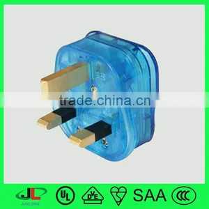 BS 3 Pin Plug UK 250V Assemble Power Plug With VDE Electric Cable thumbnail-1