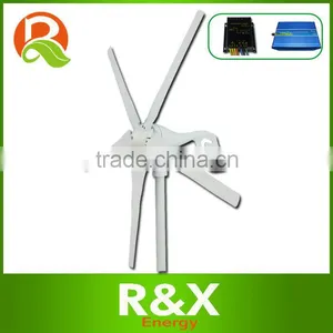 Newer Wind Generator 600w Max +wind/solar Hybrid Controller(LED Display)+600w off Grid Pure Sine Wave Inverter. thumbnail-1