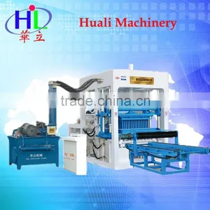 QT4-15B Medium Size Hydraulic Adobe Interlocking Block Making Machine With PLC Control Cabinet Ghana Price thumbnail-1
