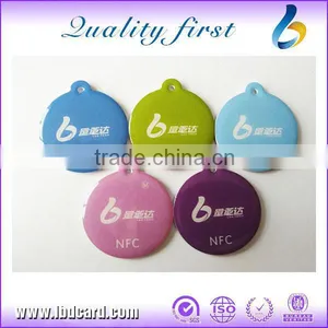 13.56Mhz Epoxy Ntag213 Round RFID Tags/ Mini Cards thumbnail-1