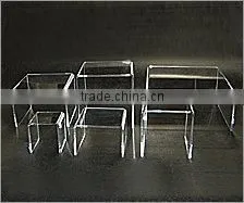 Clear Acrylic Shoe Display Riser thumbnail-1